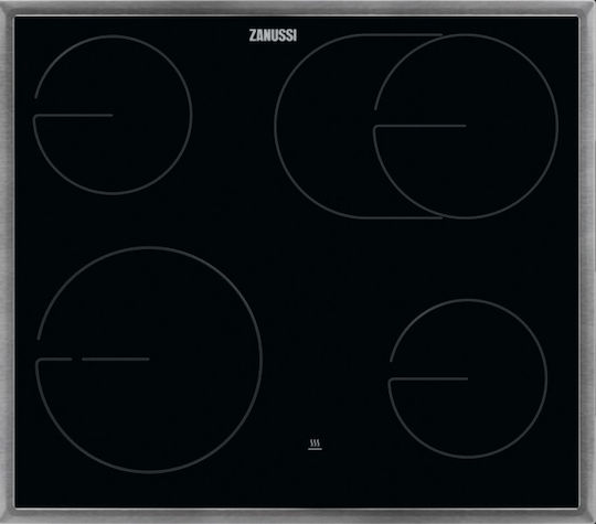 Zanussi ZHDN670X Zanussi ZHDN670X Κεραμική Εστία με Πλαίσιο μη Αυτόνομη 57.6x50.6εκ. - Image 1