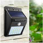 Eurolamp Επιτοίχιο Ηλιακό Φωτιστικό 0.55W 80lm Ψυχρό Λευκό 6500K με Αισθητήρα Κίνησης IP65 145-20810 - Image 3