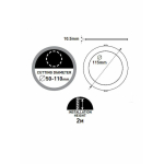 Eurolamp Στρογγυλό Χωνευτό LED Panel 8W με Φυσικό Λευκό Φως 4000K 145-68424 - Image 2