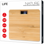 Life Nature Ψηφιακή Ζυγαριά σε χρώμα Καφέ Bamboo 221-0218 - Image 2