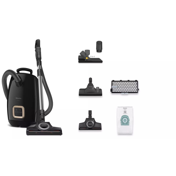 Miele Guard L1 AllFloor Ηλεκτρική Σκούπα 890W με Σακούλα 3.5lt Μαύρη (12559830)