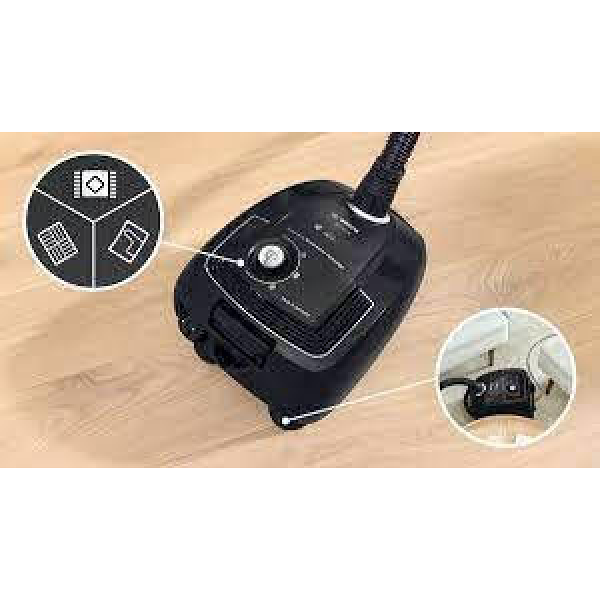 Bosch BGB38BA3T Ηλεκτρική Σκούπα 850W με Σακούλα 4lt Μαύρη - Image 4