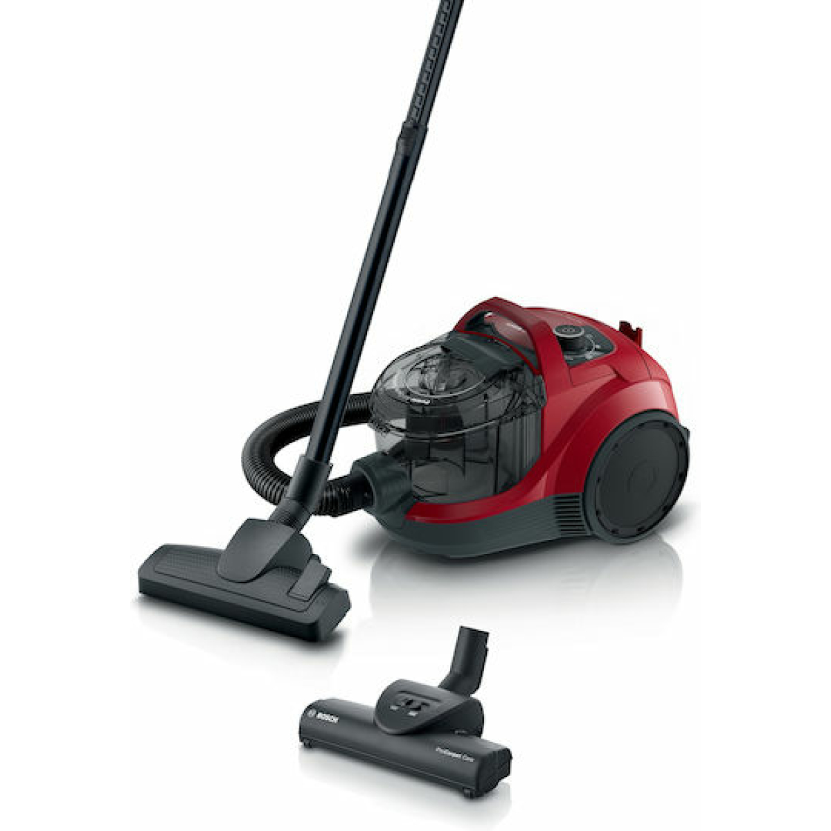 Bosch BGC21X350 Ηλεκτρική Σκούπα 750W με Κάδο 2lt Κόκκινη - Image 1