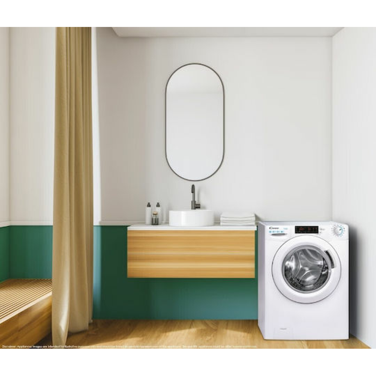 Candy Πλυντήριο Ρούχων 12kg 1400 Στροφών Active Motion CS 1412TME/S - Image 3