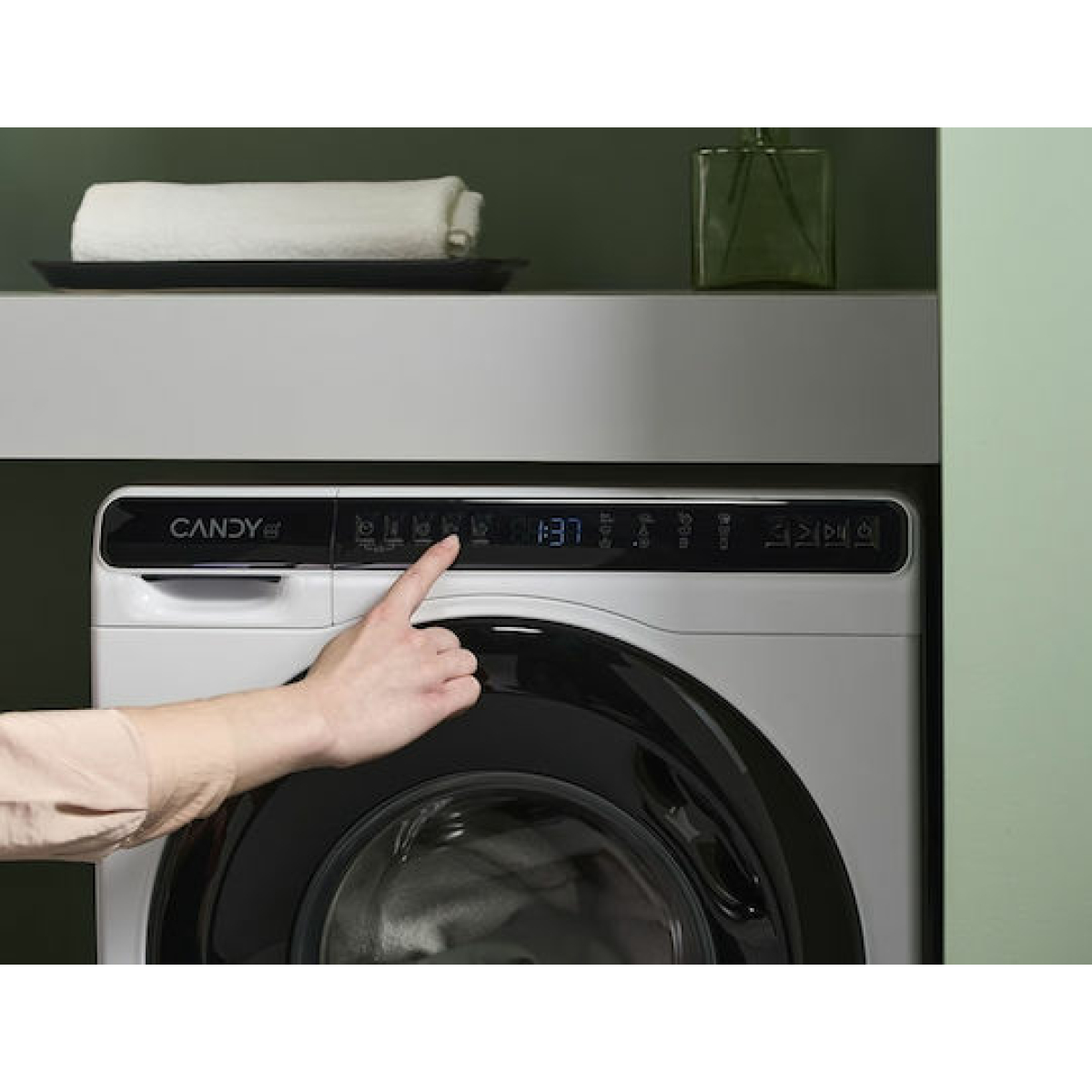 Candy Πλυντήριο Ρούχων 5kg 1200 Στροφών CW50-BP12307U1-S - Image 3