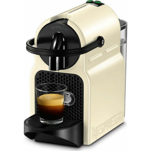 De'Longhi Inissia Καφετιέρα για Κάψουλες Nespresso Πίεσης 19bar Vanilla Cream (EN80.CW)