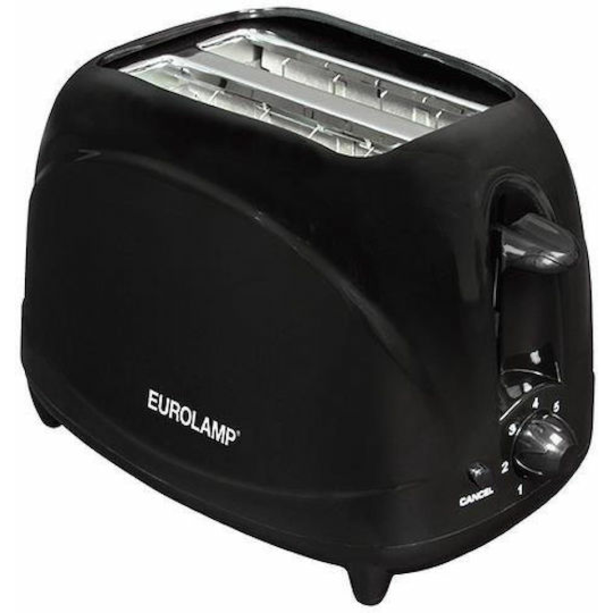 Eurolamp Φρυγανιέρα 2 Θέσεων 700W Μαύρη 300-70007 - Image 1