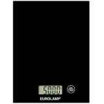 Eurolamp Ψηφιακή Ζυγαριά Κουζίνας 1gr/5kg Μαύρη 300-70038
