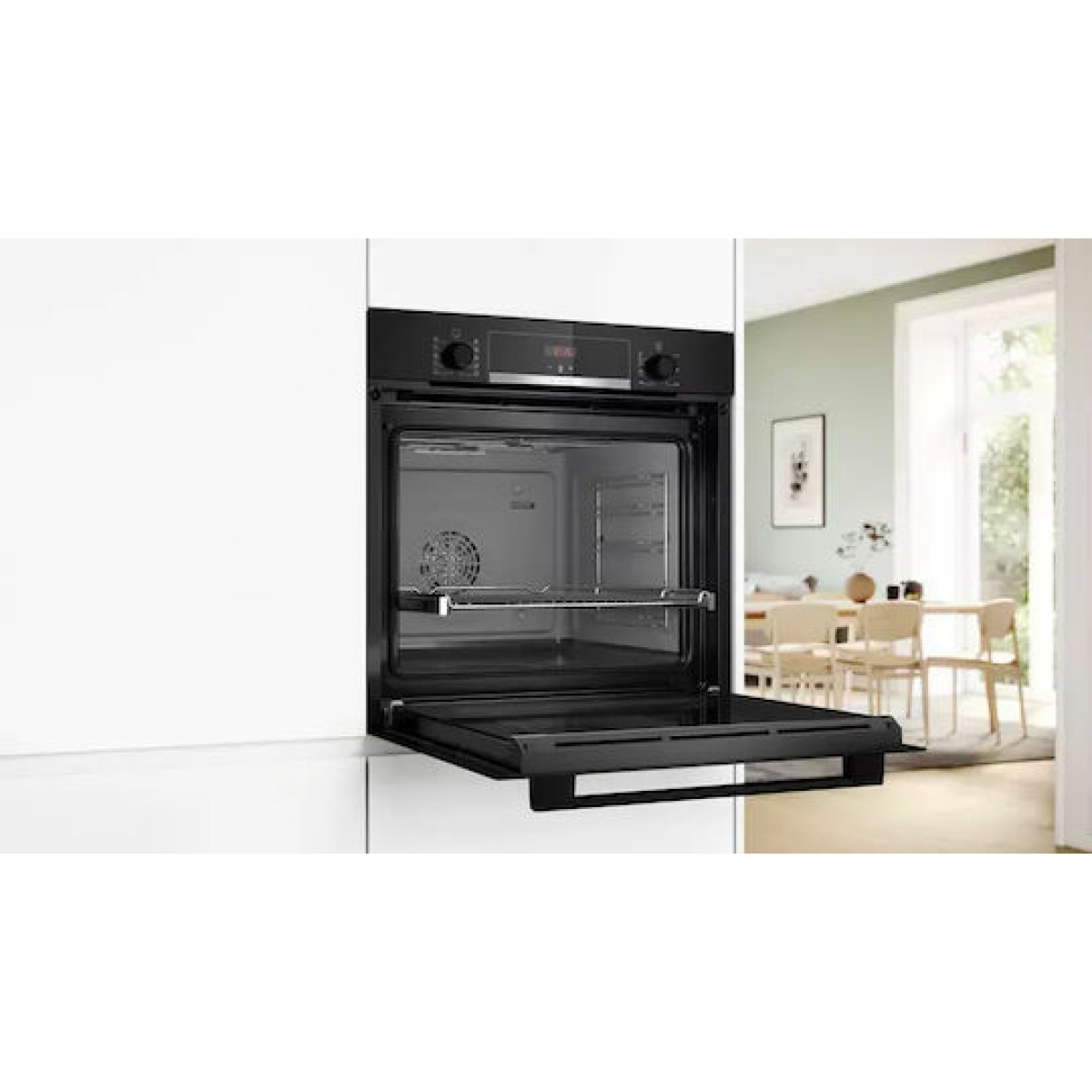 Bosch Φούρνος άνω Πάγκου 71lt Π59.4εκ. Μαύρος HBA554EB3 - Image 4