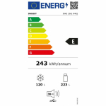 Indesit Ψυγειοκαταψύκτης INKS 1361 W4E1 343lt, E (Υ185,2xΠ59,5xΒ67εκ) Λευκός - Image 2