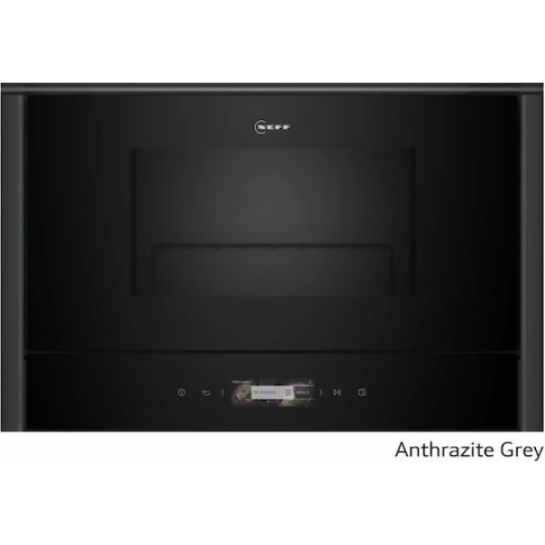 Neff Εντοιχιζόμενος Φούρνος Μικροκυμάτων με Grill 21lt Γκρι NR9GR31Y1