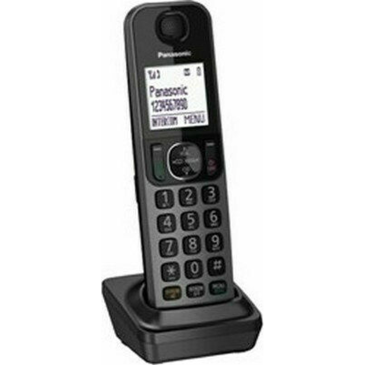 Panasonic Ασύρματο Τηλέφωνο Duo με Ελληνικό Μενού Μαύρο KX-TGF310EXM - Image 5