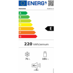 Princess Ψυγειοκαταψύκτης 262lt Total NoFrost Υ178.9xΠ55xΒ60εκ. Inox RCNE 341X - Image 2