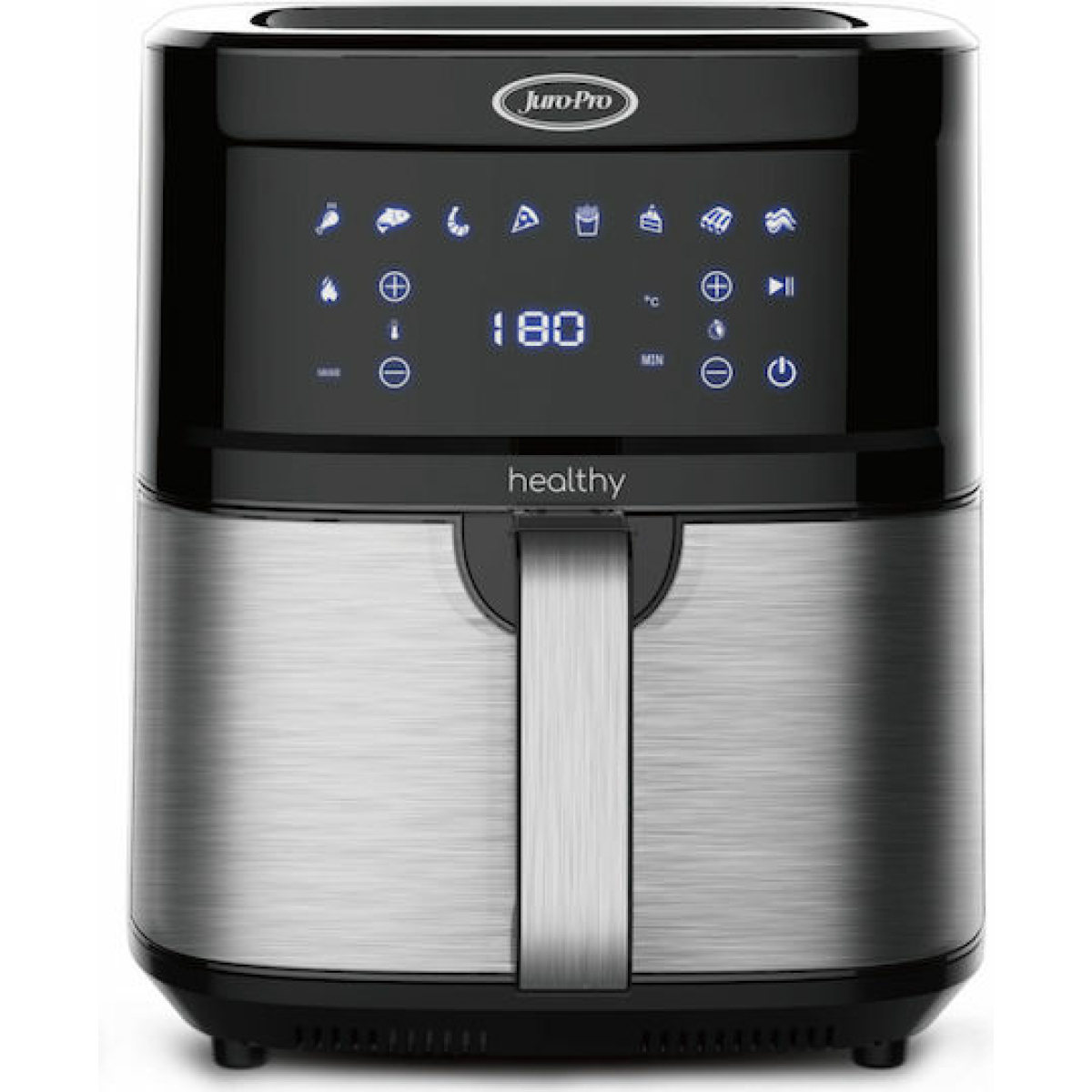 Juro-Pro Healthy Air Fryer 6.5lt Ασημί - Image 1
