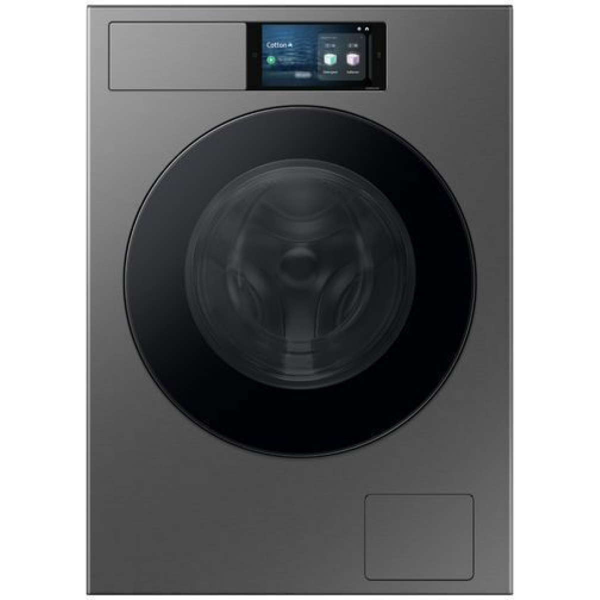 Samsung Πλυντήριο Ρούχων 9kg με Τεχνολογία Ατμού 1400 Στροφών AI Wash Ασημί WF90F09C4SU4 - Image 1