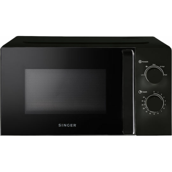 Singer P70 Φούρνος Μικροκυμάτων 20lt Μαύρος MW20BL