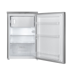 Juro-Pro Ψυγείο Μονόπορτο TT-110-S, 54.9X55.7X84.5CM, Ασημί - Image 4