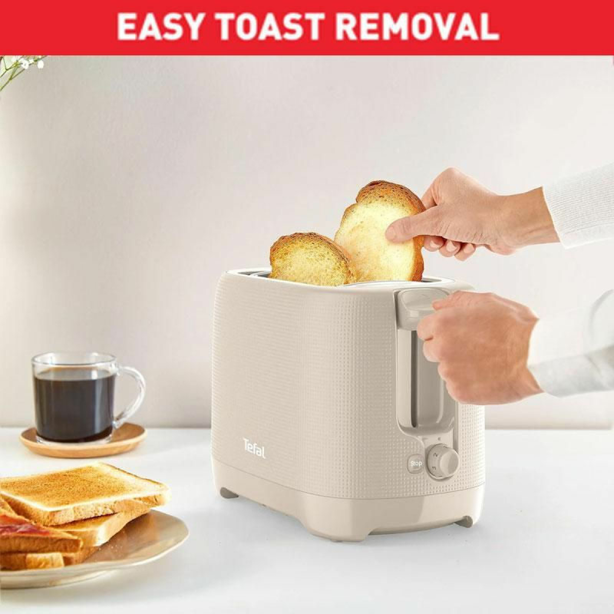 Tefal Φρυγανιέρα 2 Θέσεων 850W TT2M1B - Image 4