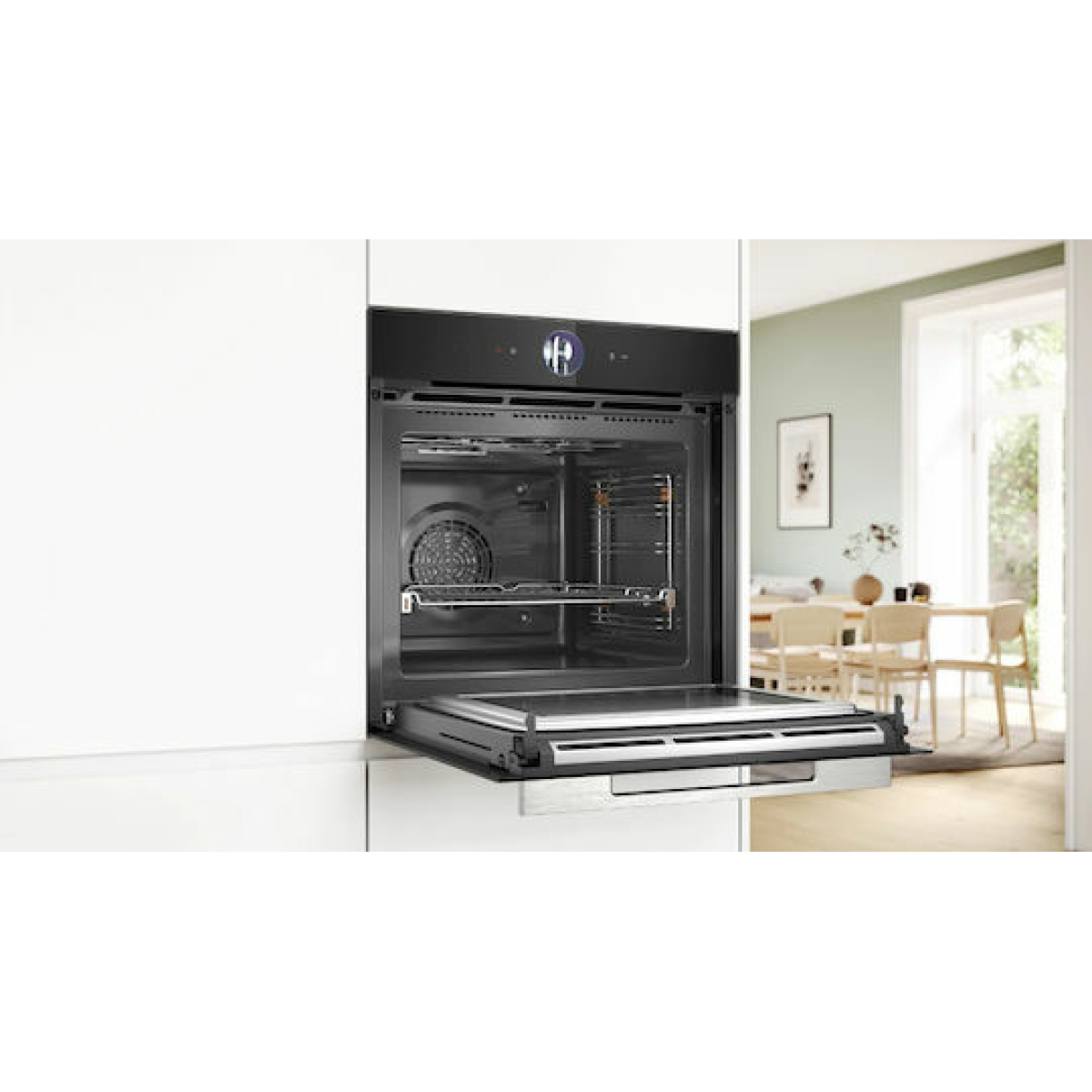 Bosch Φούρνος άνω Πάγκου 67lt Π59.4εκ. Μαύρος HMG776KB1 - Image 3
