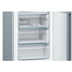 Bosch Ψυγειοκαταψύκτης 368lt Total NoFrost Υ201xΠ60xΒ66εκ. Ασημί KGN39VIDB - Image 2