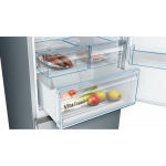 Bosch Ψυγειοκαταψύκτης 438lt Total NoFrost Υ203xΠ70xΒ67εκ. Γκρι KGN493IDA - Image 4