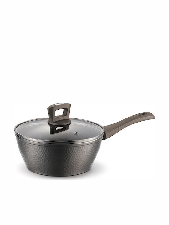 izzy 223488 Izzy Onyx Κατσαρολάκι Γάλακτος από Χυτό Αλουμίνιο με Επίστρωση από Πέτρα 20cm 223488 - Image 1