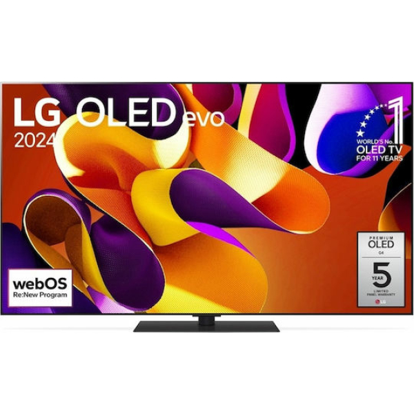 LG Smart Τηλεόραση 55" 4K UHD OLED evo AI G4 HDR (2024) OLED55G46