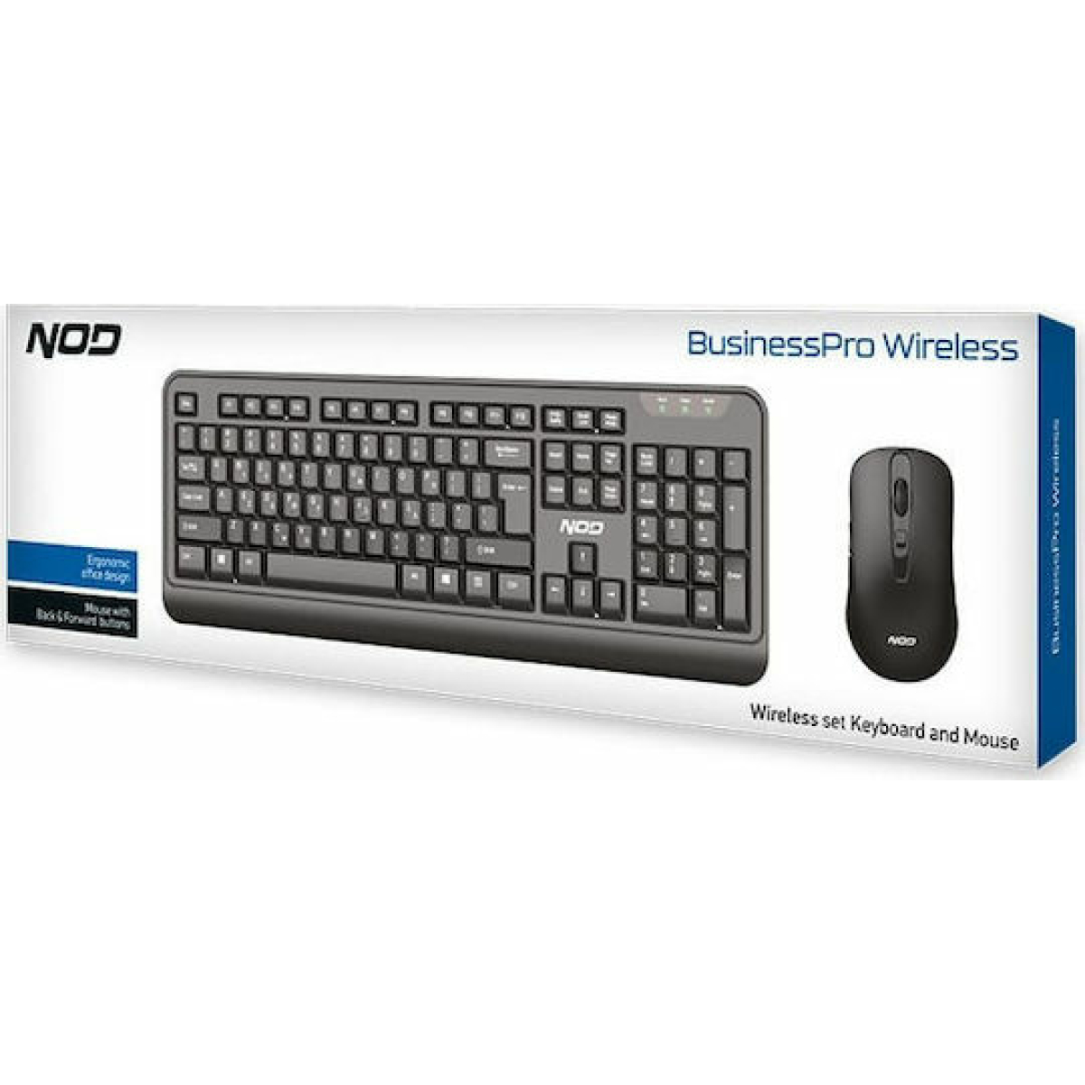 NOD BusinessPRO Wireless Keyboard & Mouse Set Σετ Πληκτρολόγιο & Ποντίκι Ελληνικό 141-0170 - Image 8
