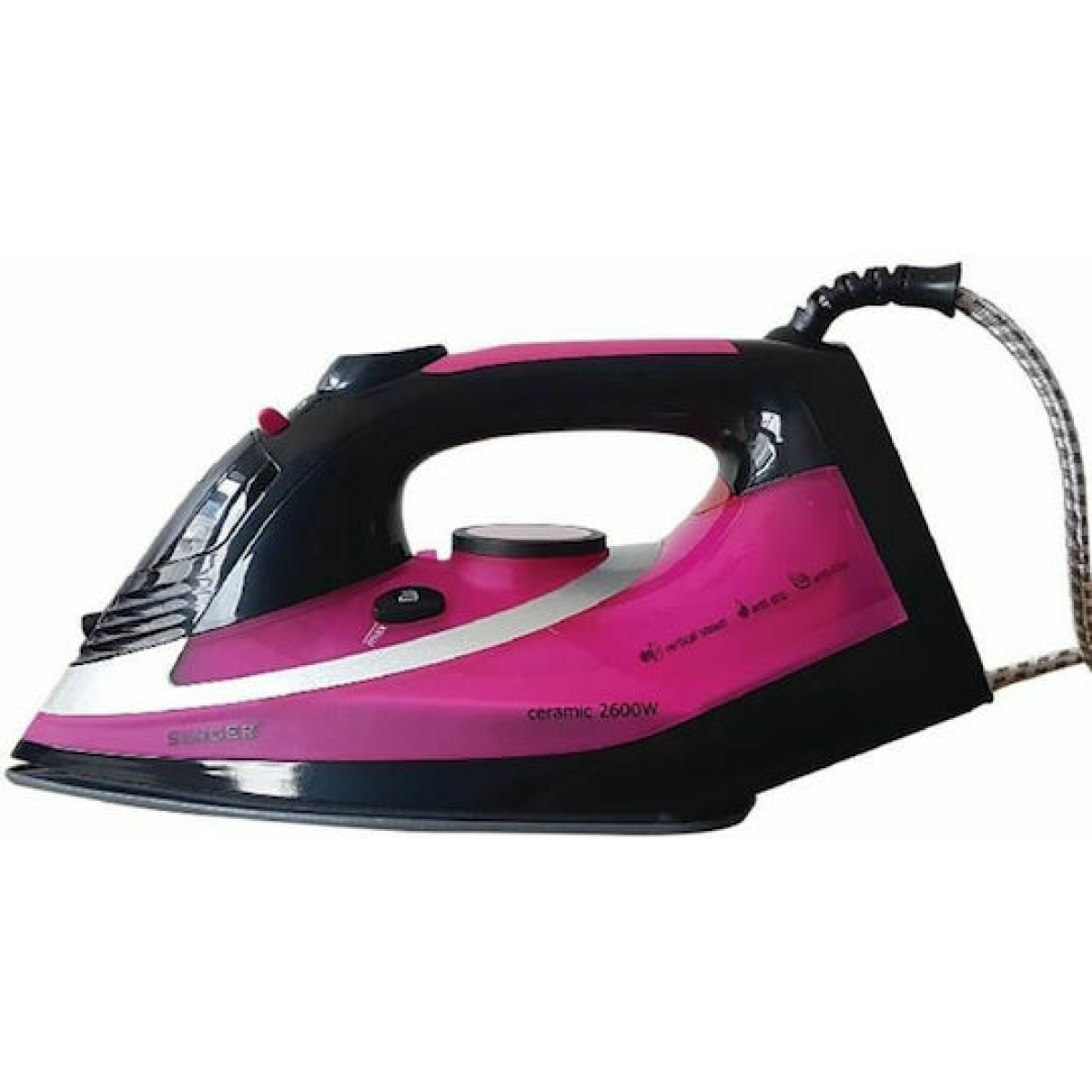 Singer Σίδερο Ατμού 2600W με Κεραμική Πλάκα και Συνεχόμενη Παροχή 35gr/min STI-1740-CRBF - Image 3