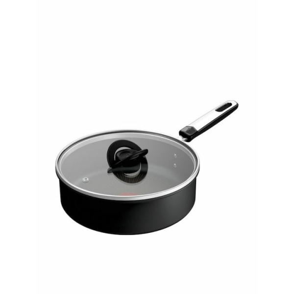 Tefal Excellence Τηγάνι Με Καπάκι από Αλουμίνιο με Αντικολλητική Επίστρωση 24cm G32032