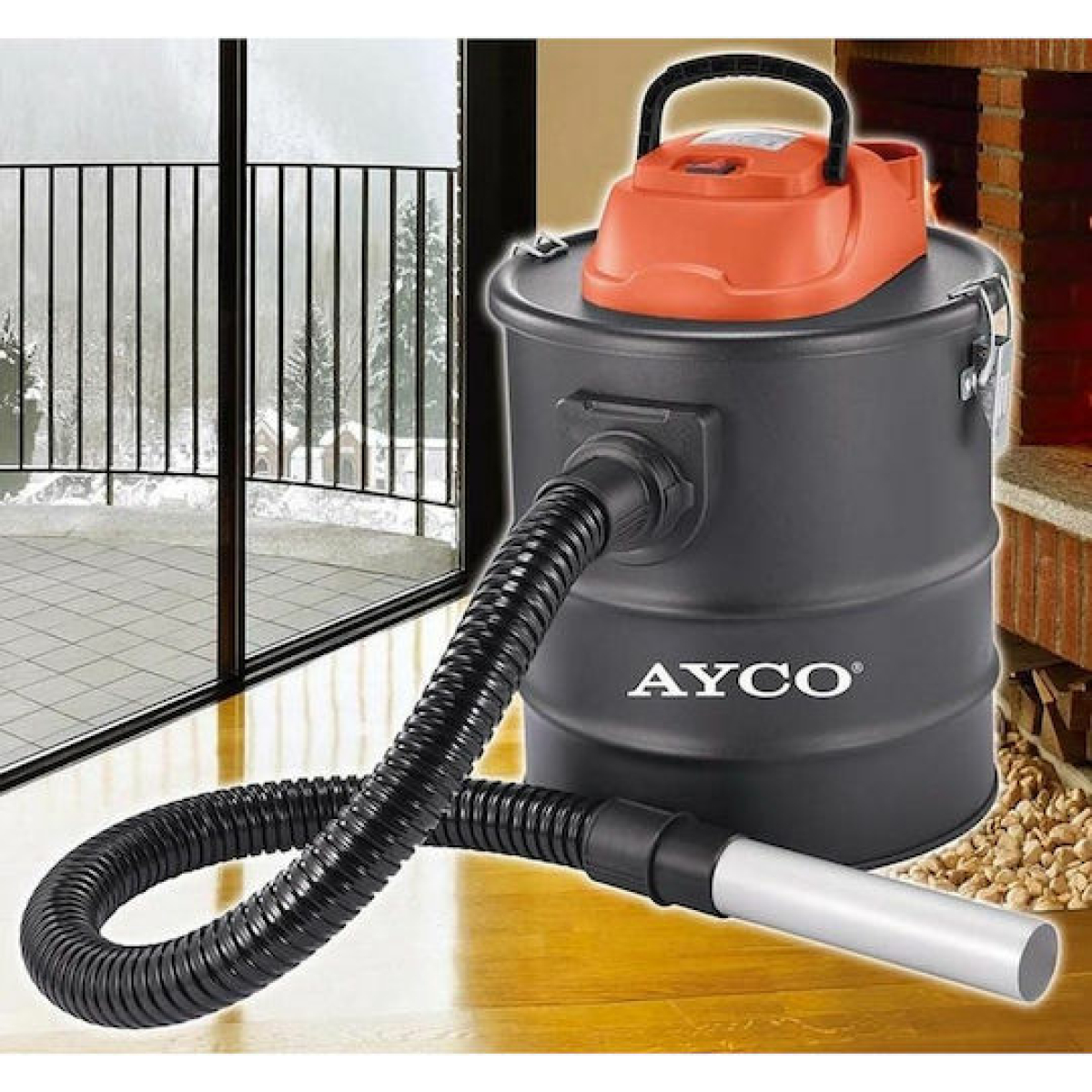 Ayco Σκούπα Στάχτης 800W με Κάδο 15lt ASHA-818 - Image 2