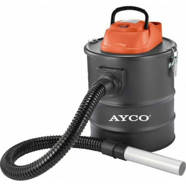 Ayco Σκούπα Στάχτης 800W με Κάδο 15lt ASHA-818