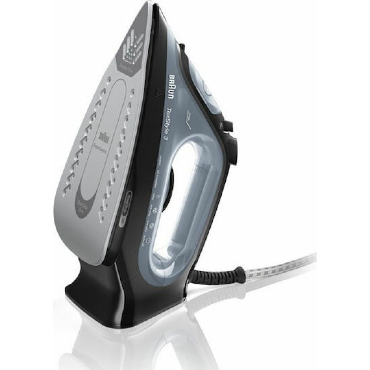 Braun TexStyle 3 SI 3055 Σίδερο Ατμού 2400W με Κεραμική Πλάκα και Συνεχόμενη Παροχή 45gr/min SI3055BK - Image 3