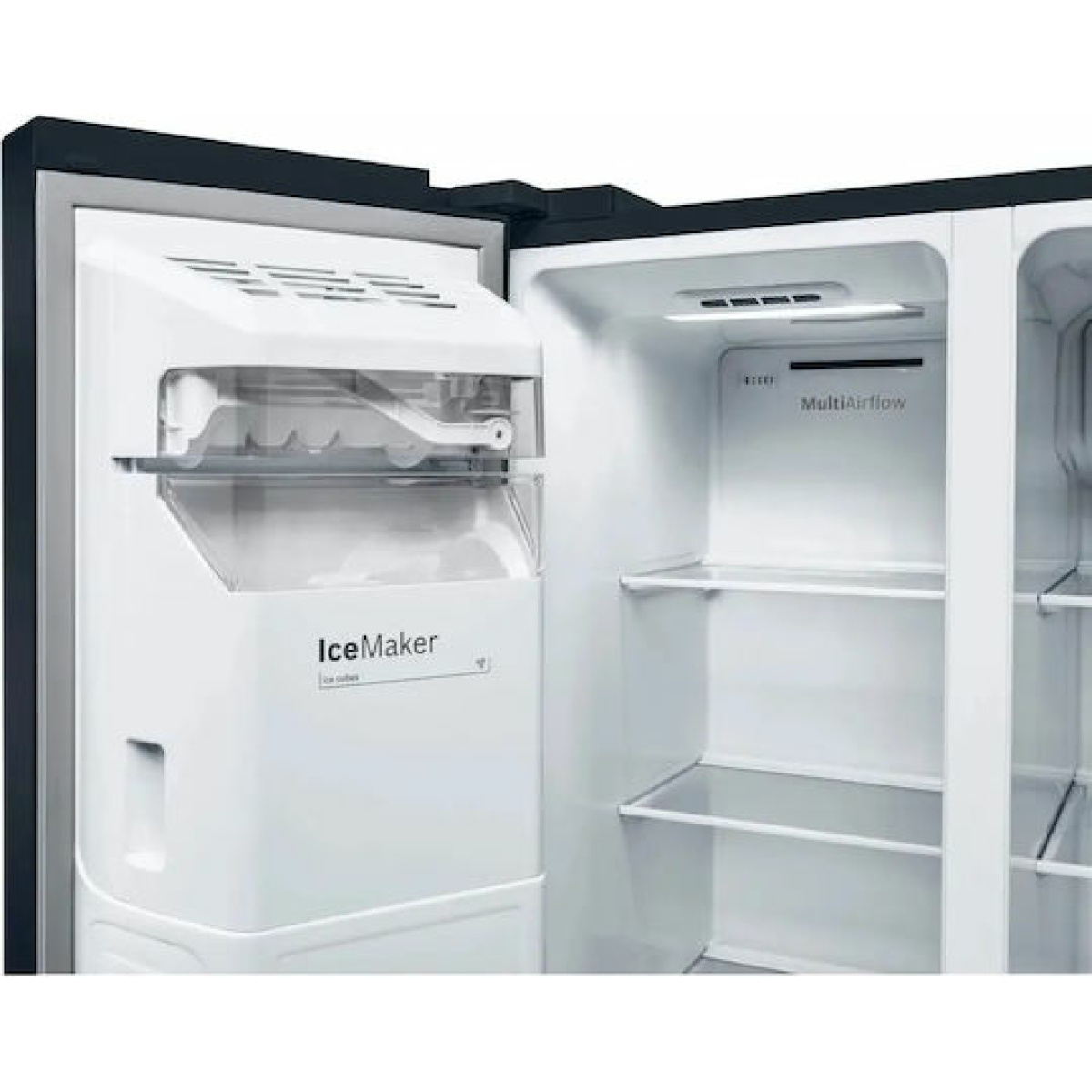 Bosch Retro Ψυγείο Ντουλάπα 562lt Total NoFrost Υ178.7xΠ90.8xΒ70.7εκ. Μαύρο KAD93ABEP - Image 6