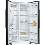 Bosch Retro Ψυγείο Ντουλάπα 562lt Total NoFrost Υ178.7xΠ90.8xΒ70.7εκ. Μαύρο KAD93ABEP - Image 3
