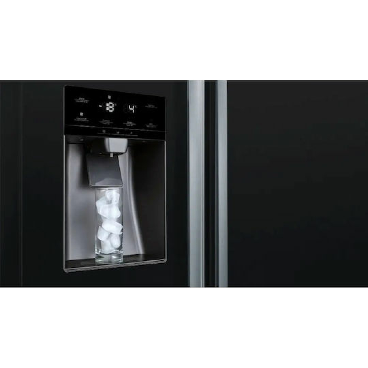Bosch Retro Ψυγείο Ντουλάπα 562lt Total NoFrost Υ178.7xΠ90.8xΒ70.7εκ. Μαύρο KAD93ABEP - Image 2