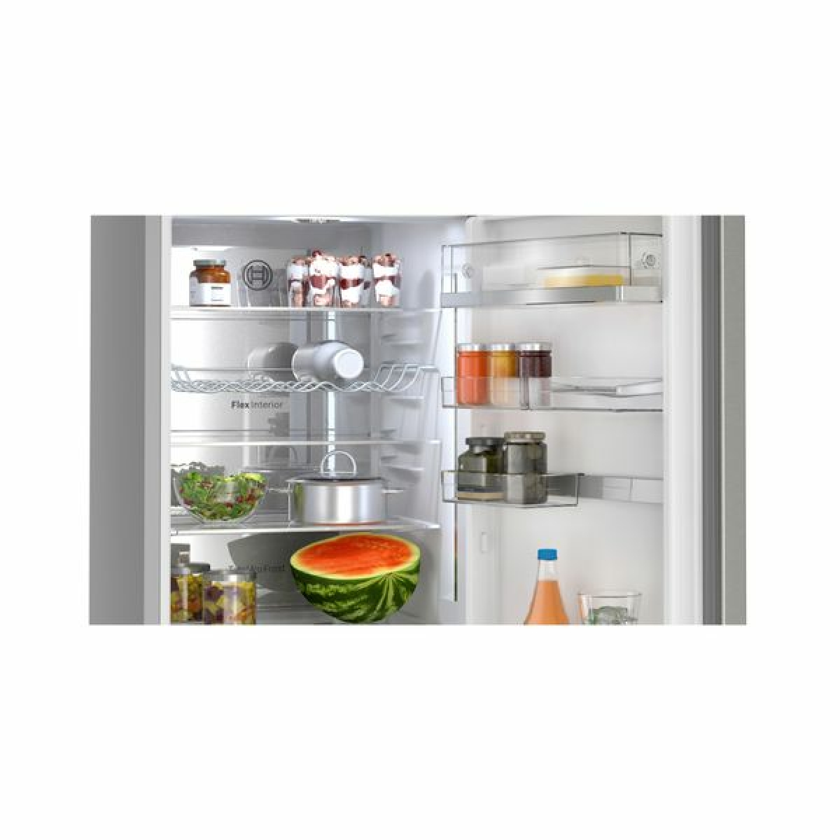Bosch Ελεύθερος ψυγειοκαταψύκτης 203 x 60 cm Inox Total No Frost KGN39AIAU - Image 7