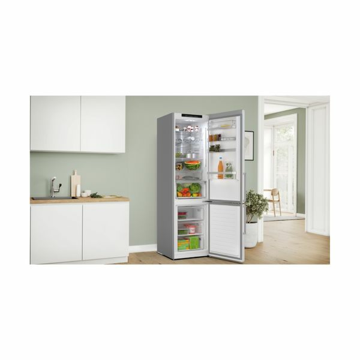 Bosch Ελεύθερος ψυγειοκαταψύκτης 203 x 60 cm Inox Total No Frost KGN39AIAU - Image 5
