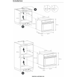 Candy Φούρνος άνω Πάγκου 70lt Π59.5εκ. Μαύρος FCM955NRL-C - Image 4