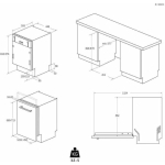 Candy Εντοιχιζόμενο Πλυντήριο Πιάτων με Wi-Fi για 10 Σερβίτσια Π44.8xY81.6εκ. CI0C7SB0FA - Image 3