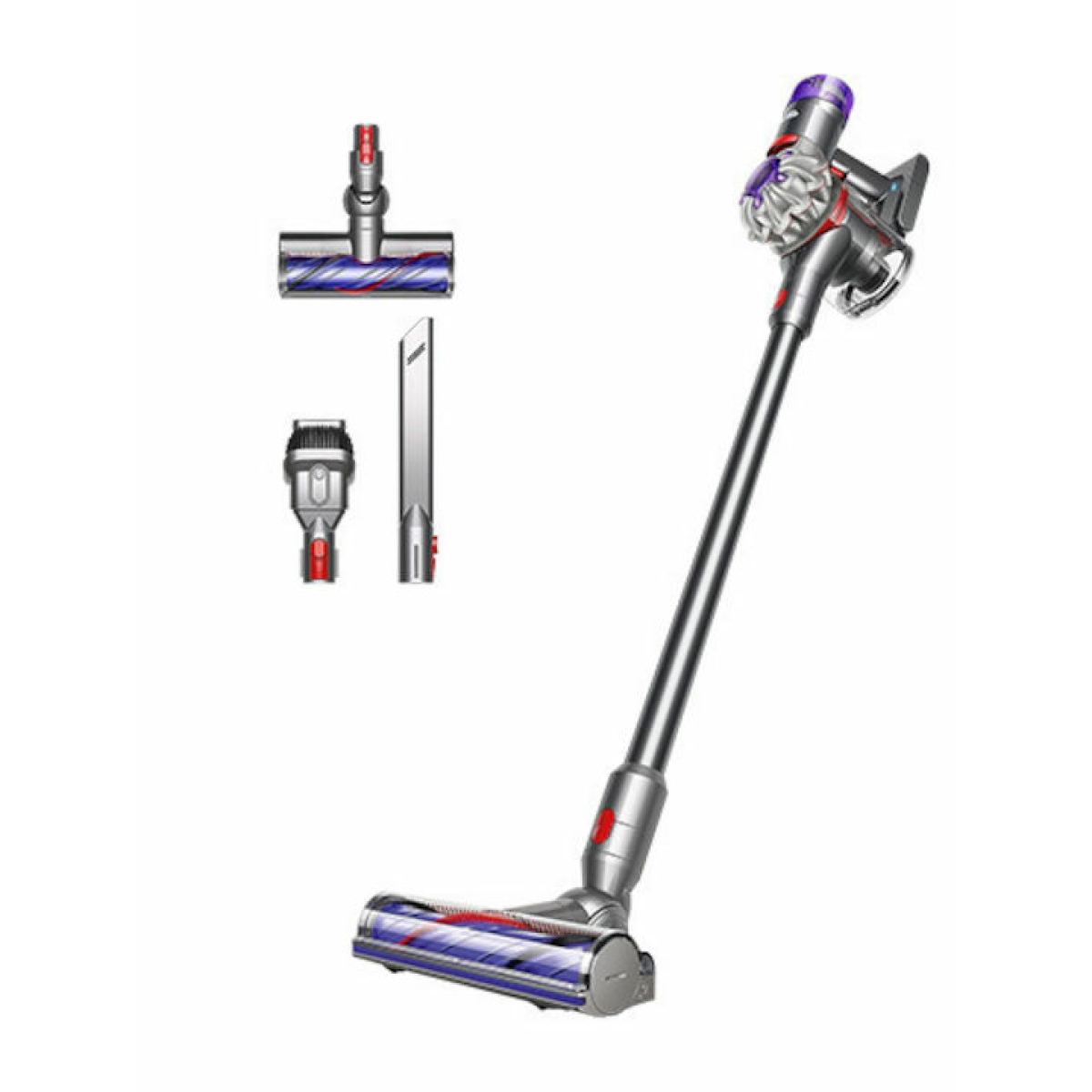 Dyson V8 Advanced Επαναφορτιζόμενη Σκούπα Stick Ασημί - Image 7