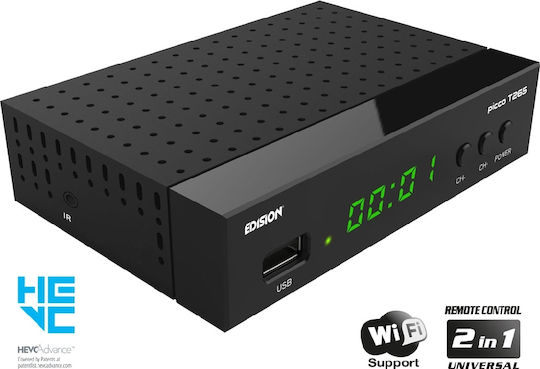 Edision Picco T265 1 Edision Picco T265 Ψηφιακός Δέκτης Mpeg-4 Full HD (1080p) με Λειτουργία PVR (Εγγραφή σε USB) Σύνδεσεις SCART / HDMI / USB - Image 8
