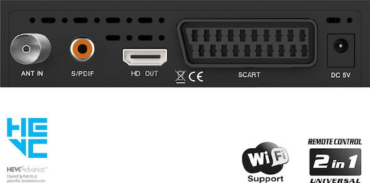 Edision Picco T265 3 Edision Picco T265 Ψηφιακός Δέκτης Mpeg-4 Full HD (1080p) με Λειτουργία PVR (Εγγραφή σε USB) Σύνδεσεις SCART / HDMI / USB - Image 6