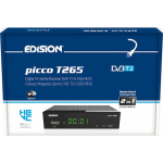 Edision Picco T265 Ψηφιακός Δέκτης Mpeg-4 Full HD (1080p) με Λειτουργία PVR (Εγγραφή σε USB) Σύνδεσεις SCART / HDMI / USB - Image 2