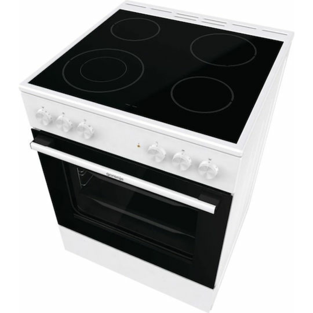 Gorenje Κουζίνα 71lt με Κεραμικές Εστίες Π60εκ. Λευκή GEC6A41WC - Image 6