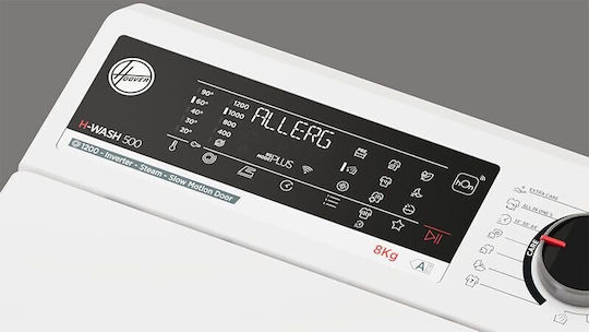 HOOVER THOSQ085D2-S 5 Hoover Πλυντήριο Ρούχων Άνω Φόρτωσης 8kg 1000 Στροφών THOSQ085D2-S - Image 3