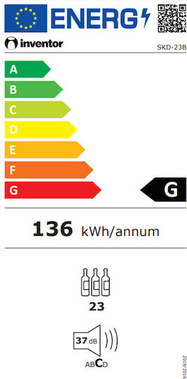 Inventor SKD-23B 10 Inventor Συντηρητής Κρασιών 23 Φιαλών SKD-23B - Image 11