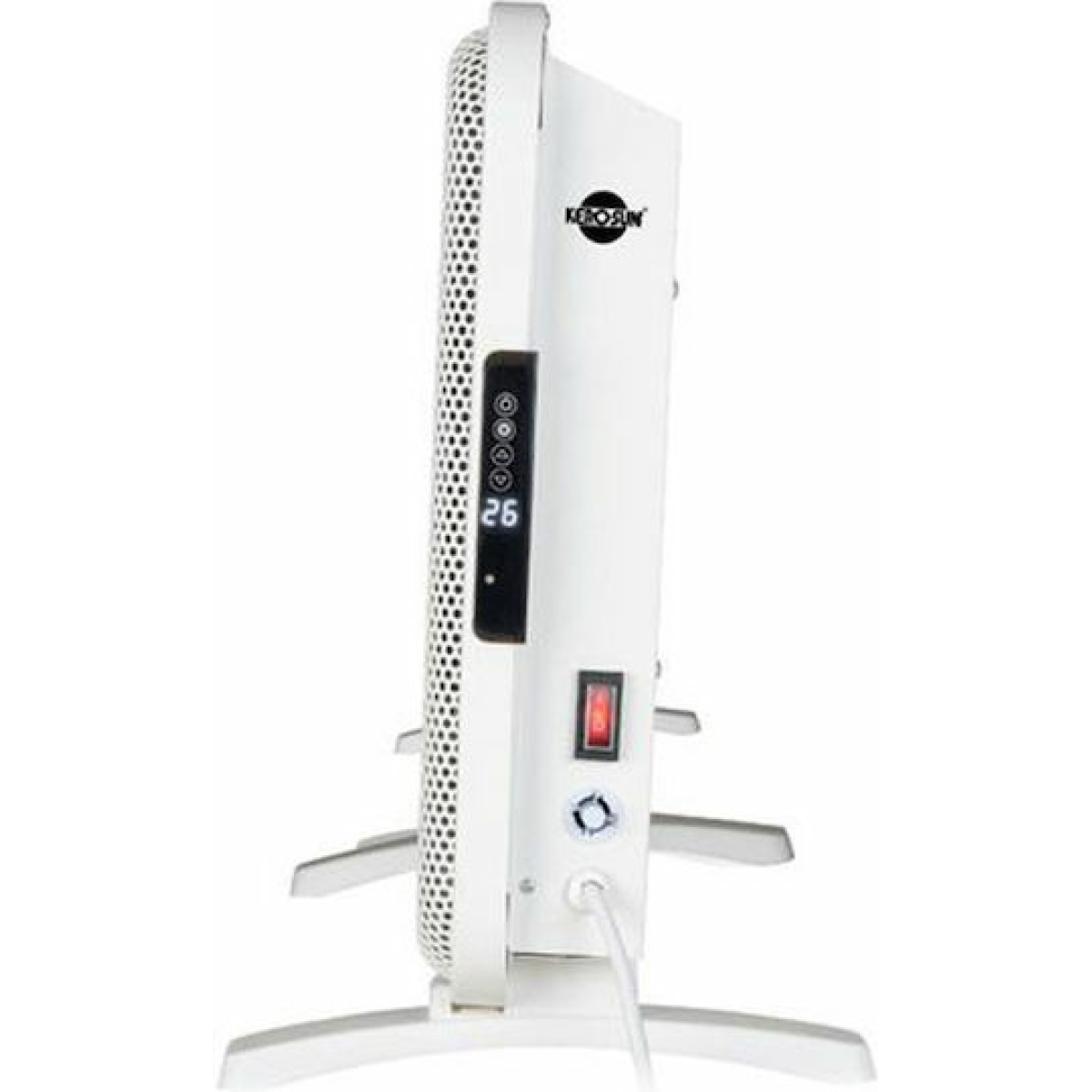Kerosun KECP-20XE2 Θερμοπομπός Δαπέδου 2000W Mica με Ηλεκτρονικό Θερμοστάτη Γκρι - Image 2