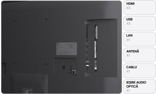 LG 43NANO81A3A 1 LG Smart Τηλεόραση 43" 4K UHD LED NanoCell AI NANO81 HDR (2025) 43NANO81A3A - Image 6