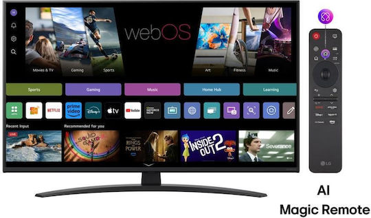 LG 43NANO81A3A 2 LG Smart Τηλεόραση 43" 4K UHD LED NanoCell AI NANO81 HDR (2025) 43NANO81A3A - Image 5